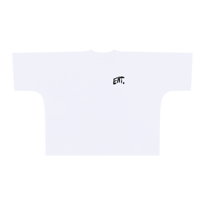 ENT. X EQUALNOX LOGO BOXY T-SHIRT WHITE